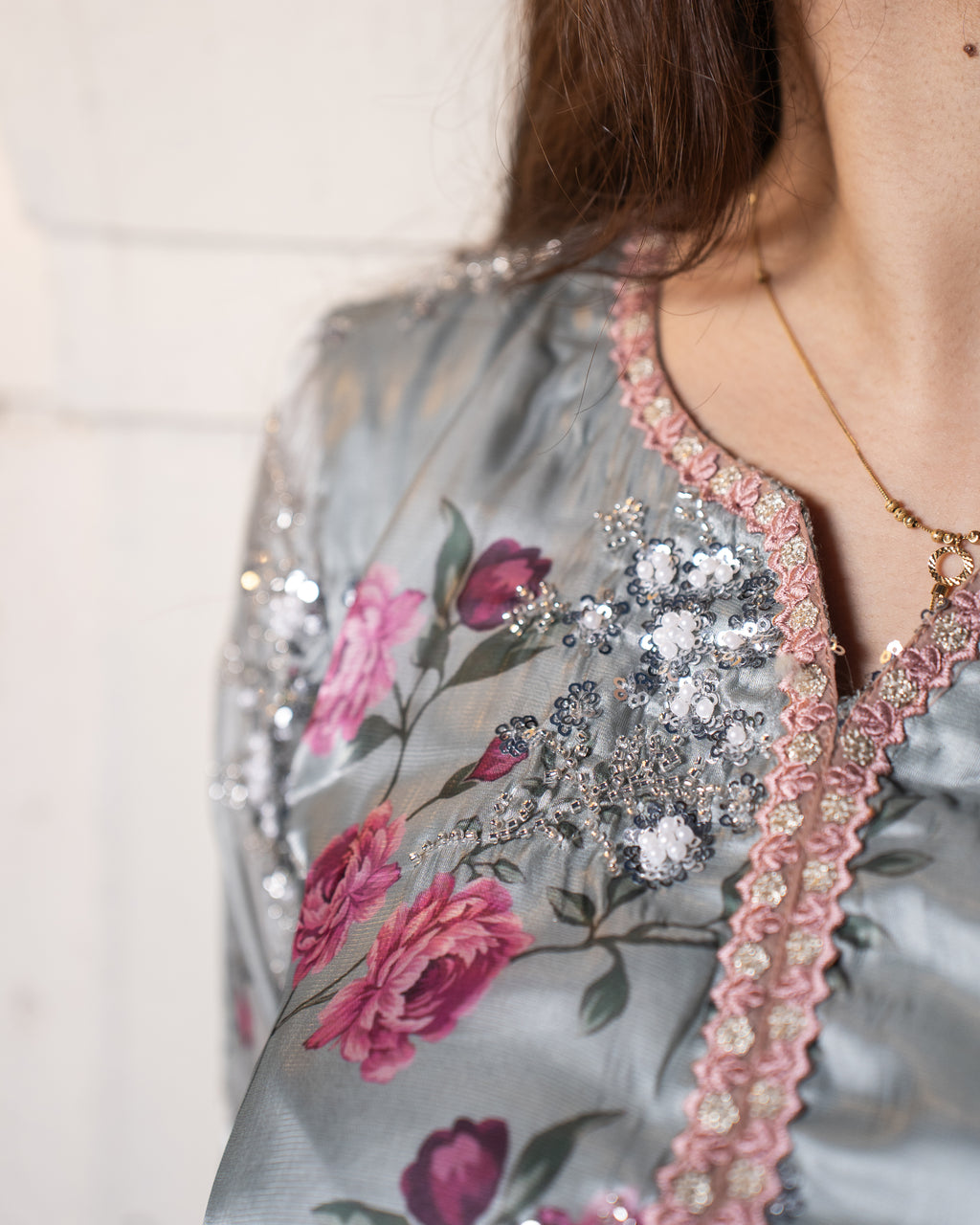 Silver Boom - Embellished Formal Ensemble