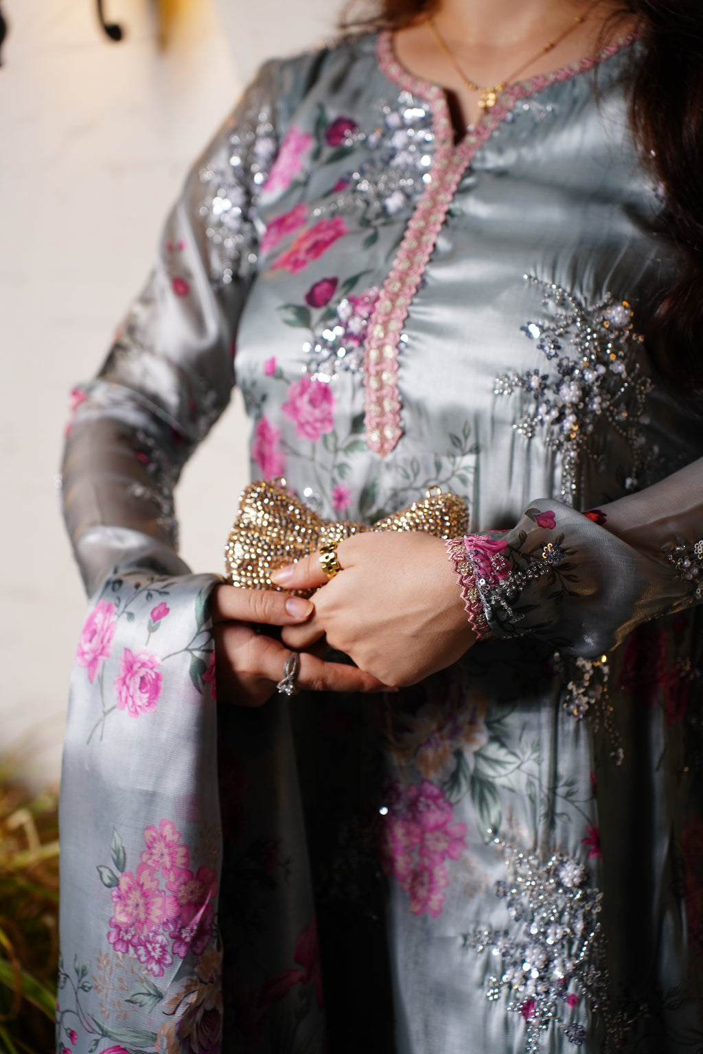Silver Boom - Embellished Formal Ensemble