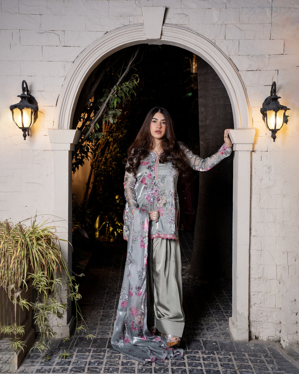 Silver Boom - Embellished Formal Ensemble